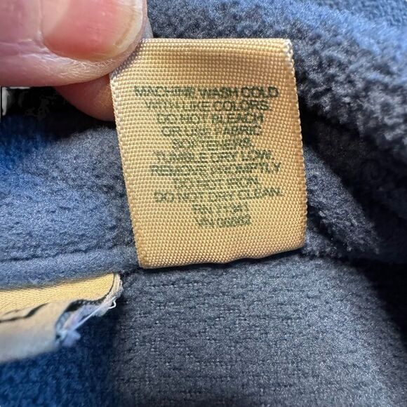 L.L. Bean Men's Chamois Light Blue Shirt Shacket Jacket Heavy Flannel Size XL - Picture 5 of 8